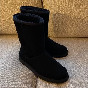 Women's Target Black Suede Boots